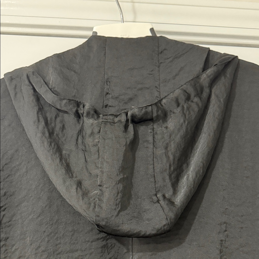 Michael Kors Women's  Hooded Jacket Black Lightweight Size M - Picture 11 of 15